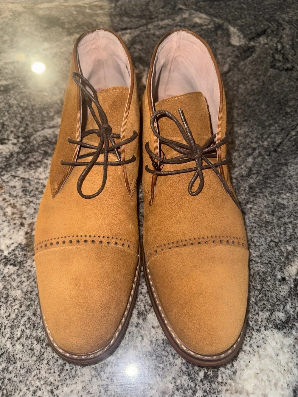 Men's Stacy Adams Avery Brown Suede Lace Boot 25198